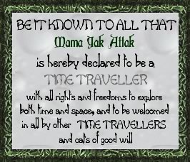 Time Traveler cert.